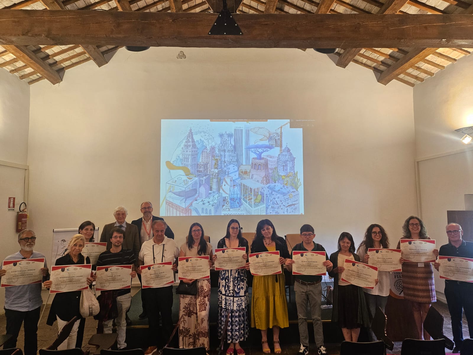 Consegnati gli attestati del corso di perfezionamento in Comunicazione scientifica 